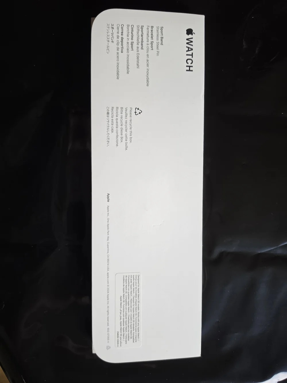 Apple Watch Blue Sport Band